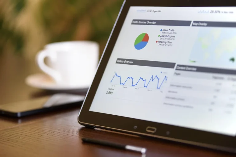 Computer Magnifying Glass Analytics