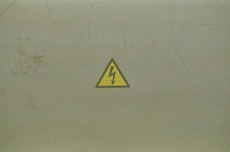 Computer Screen Warning Sign