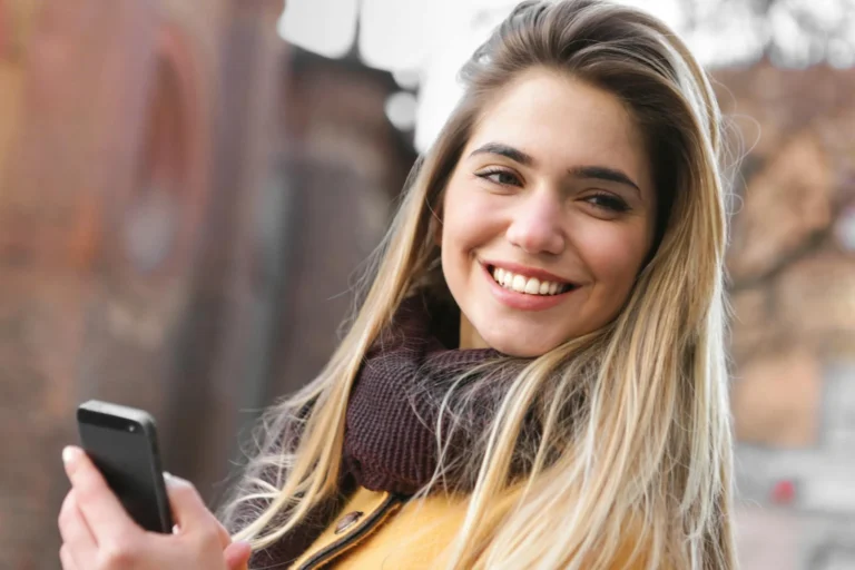 Happy User Smartphone User Fast Internet