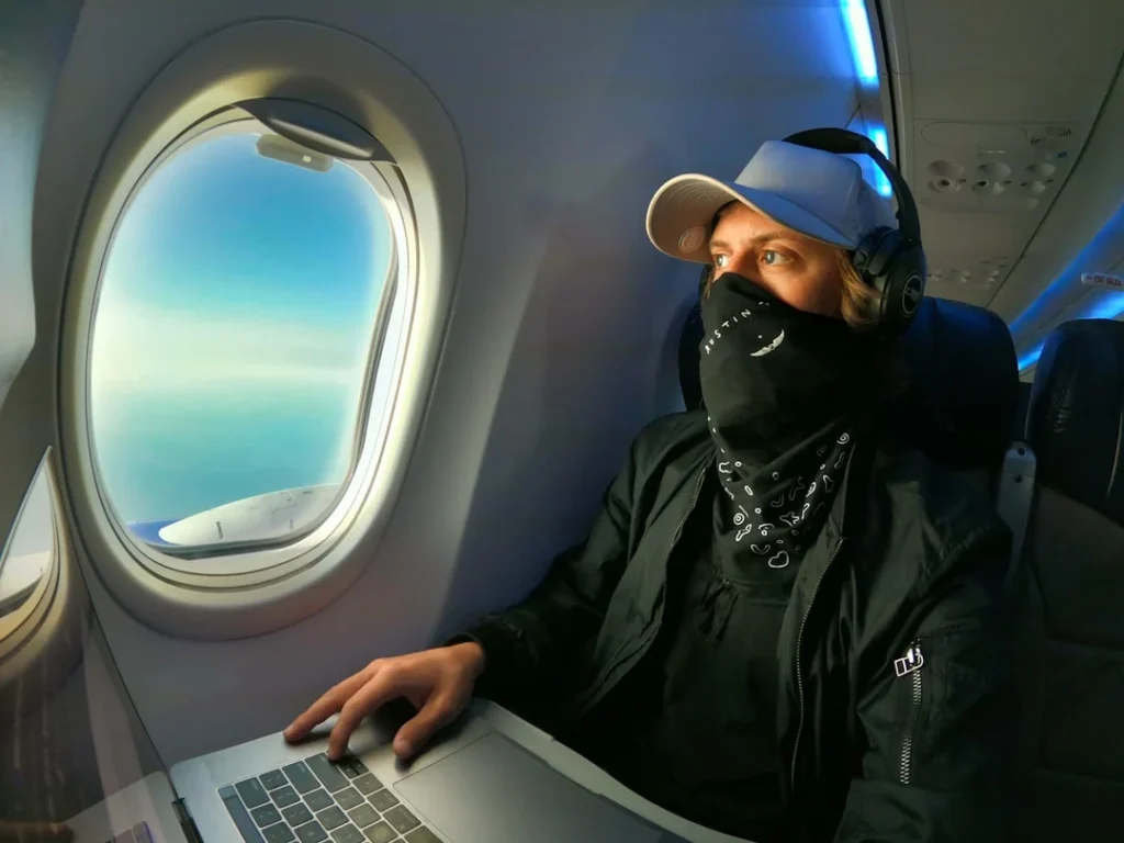Laptop Airplane