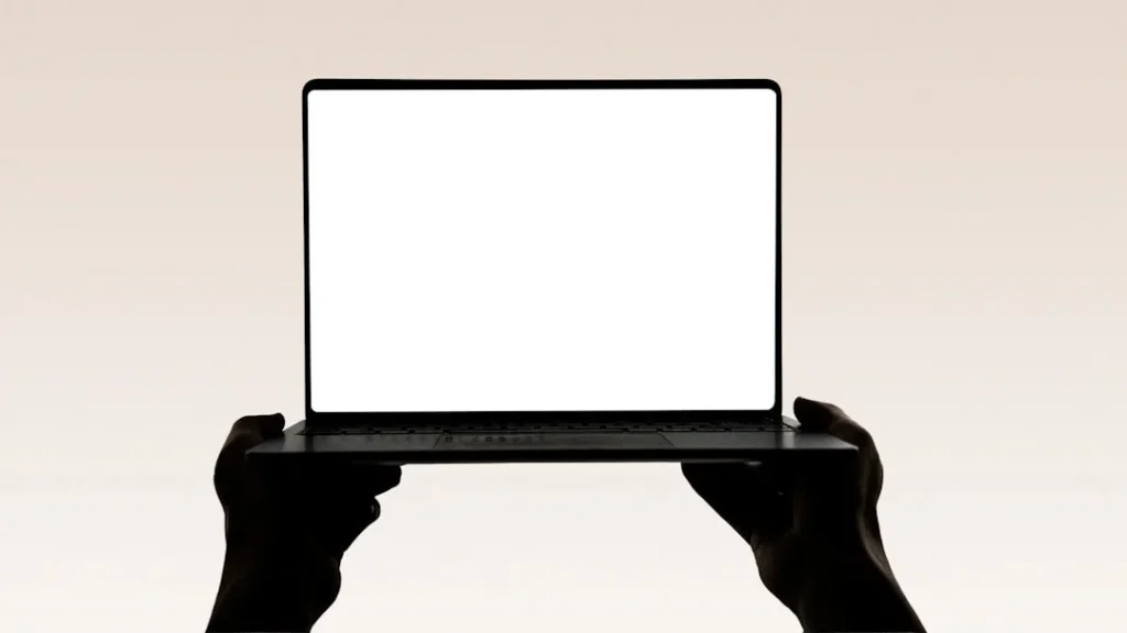 Laptop Web Design