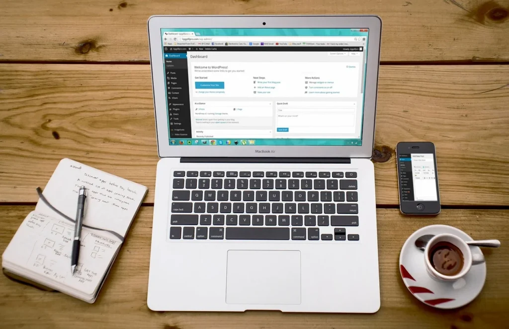 Laptop Website Design