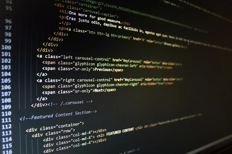 Laptop Website Layout