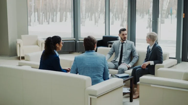 Office Team Business Meeting