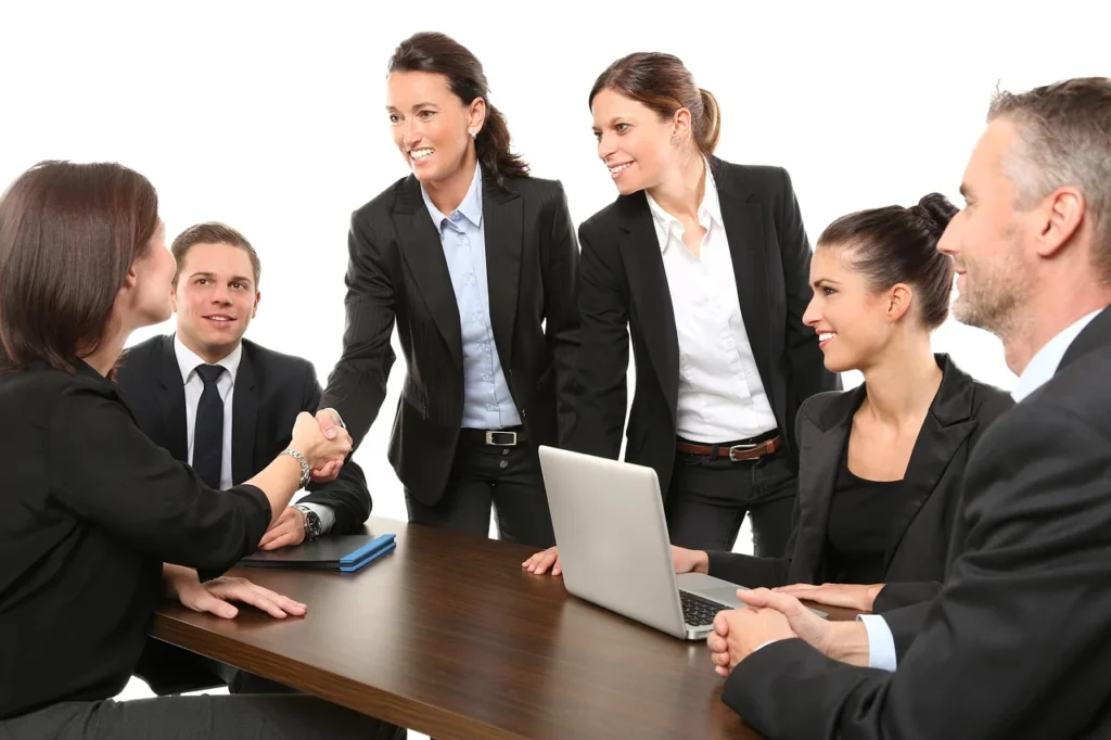 Professional Handshake Business Meeting