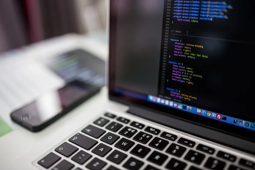Smartphone Computer Screen Coding