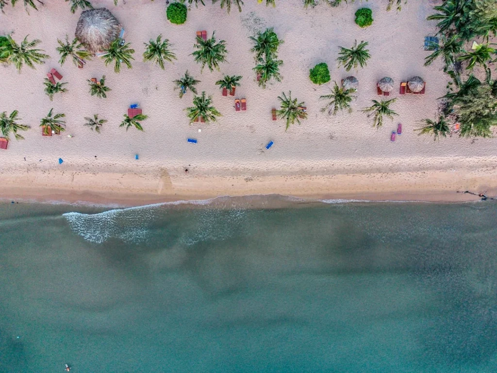 Travel Agency Tropical Beach Tourist Map