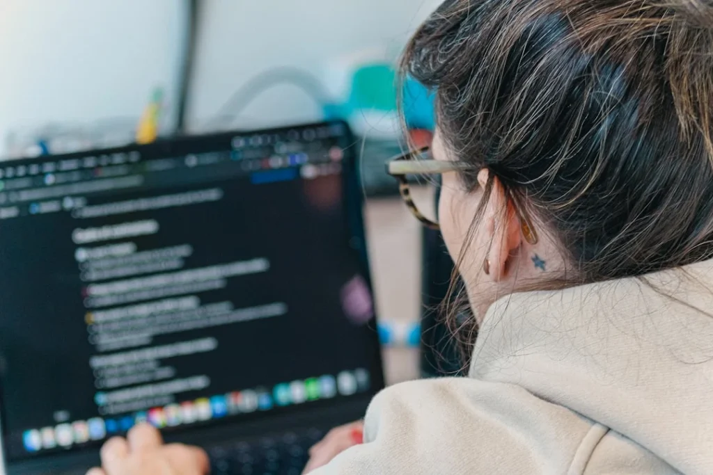 Web Development Coding Screen